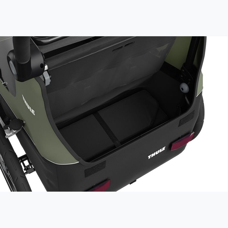 Kerékpár utánfutó Thule Courier vintage green 6