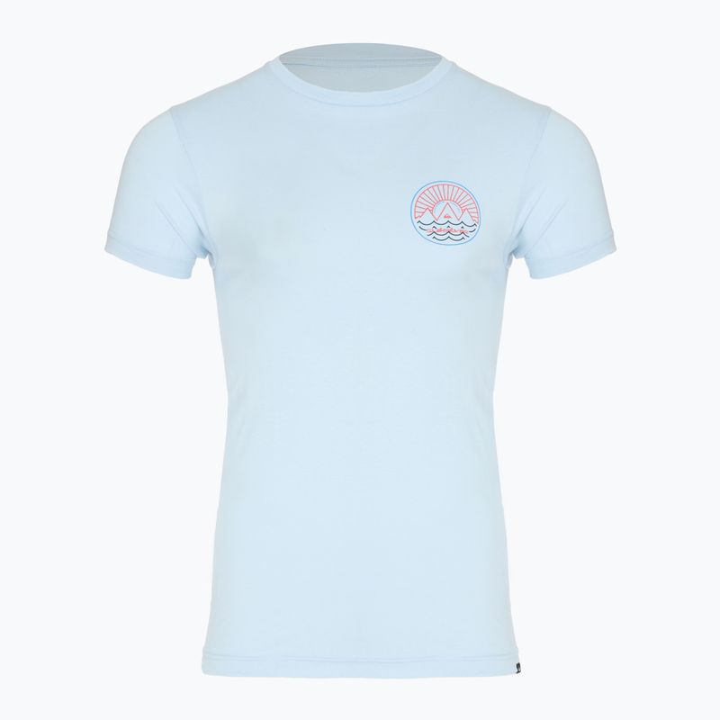 Quiksilver férfi Summit Sunset kék/piros kombinált póló