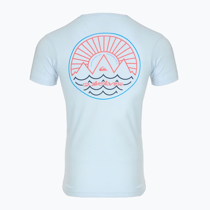 Quiksilver férfi Summit Sunset kék/piros kombinált póló 2