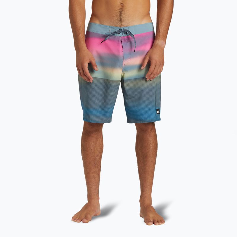 Quiksilver férfi Highline Straight Leg 19" Prism Pink úszónadrág 3
