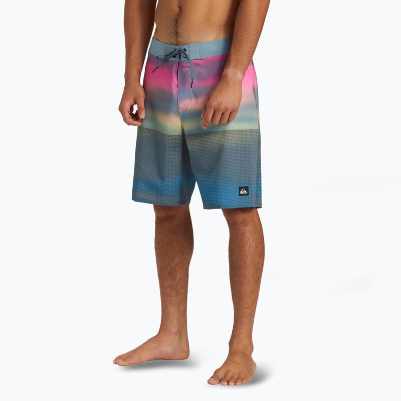 Quiksilver férfi Highline Straight Leg 19" Prism Pink úszónadrág 6