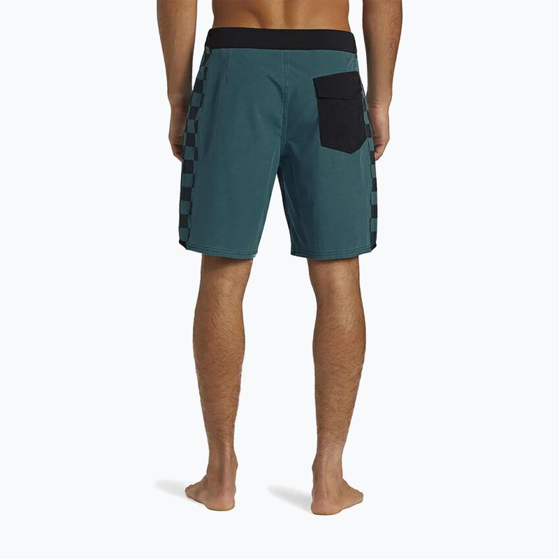 Férfi Quiksilver Original Arch Hempstretch 18" Colonial Blue fürdőruha kék 5