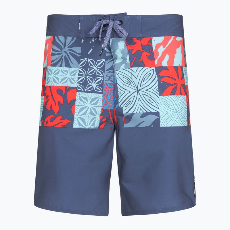 Quiksilver Surfsilk Hawaii Blocked 19" Crown kék férfi úszónadrág