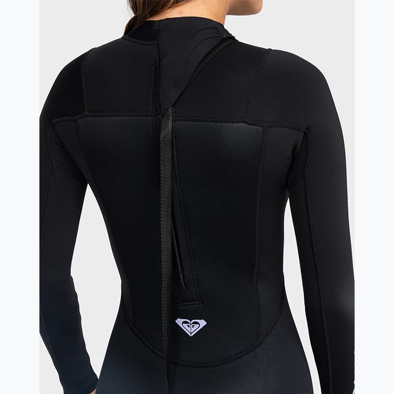 Női neoprénruha ROXY 3/2 mm Prologue Back Zip Flock black 5