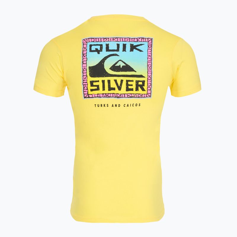 Quiksilver férfi póló Ndthoughtturksc sárga/rózsaszín/kék/fekete/zöld/szürke 2