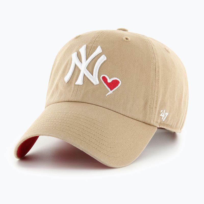 47 Márka MLB New York Yankees Icon sapka CLEAN UP khaki