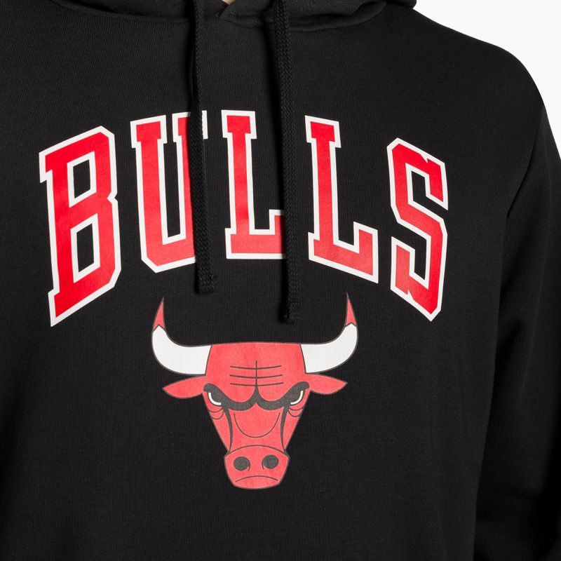 Férfi New Era NBA Regular Hoody Chicago Bulls pulóver fekete 3