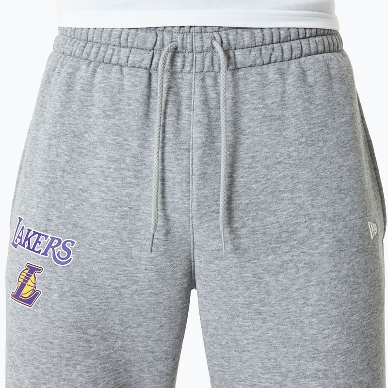 Férfi nadrág New Era NBA Essentials Jogger Los Angeles Lakers grey med 4