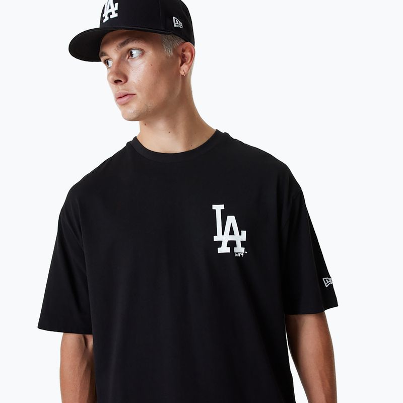 New Era MLB Essentls LC OS Los Angeles Dodgers férfi póló fekete 3