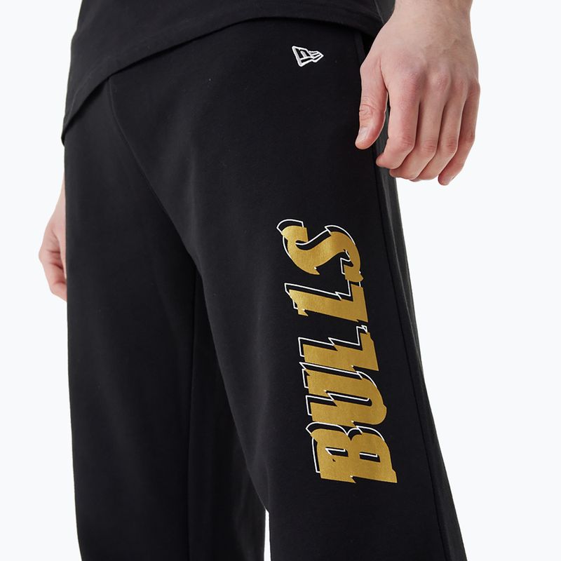 Férfi nadrág New Era NBA Team Script Jogger Chicago Bulls black 5