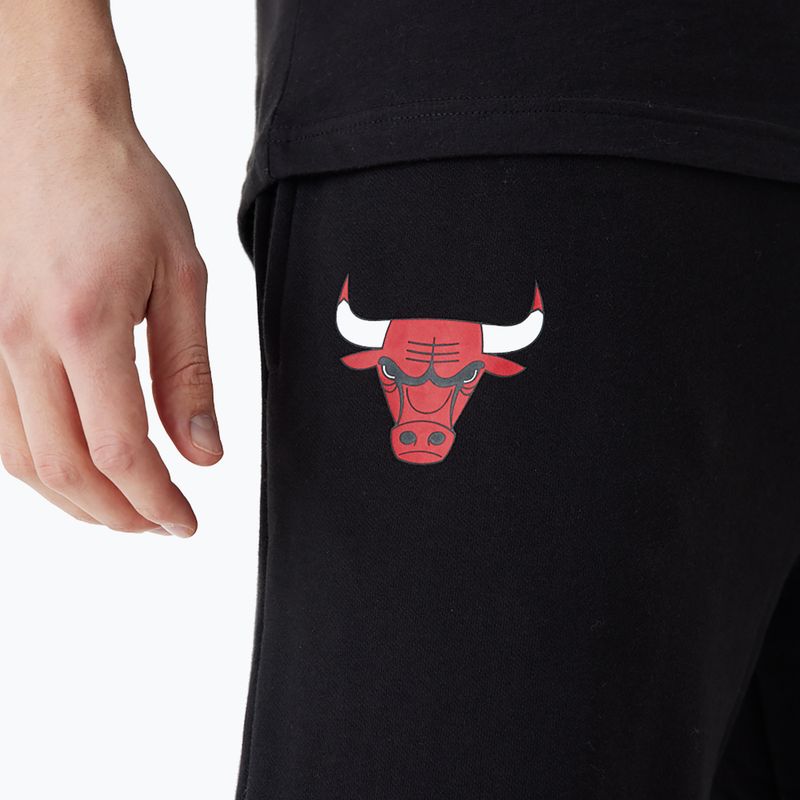 Férfi nadrág New Era NBA Team Script Jogger Chicago Bulls black 7