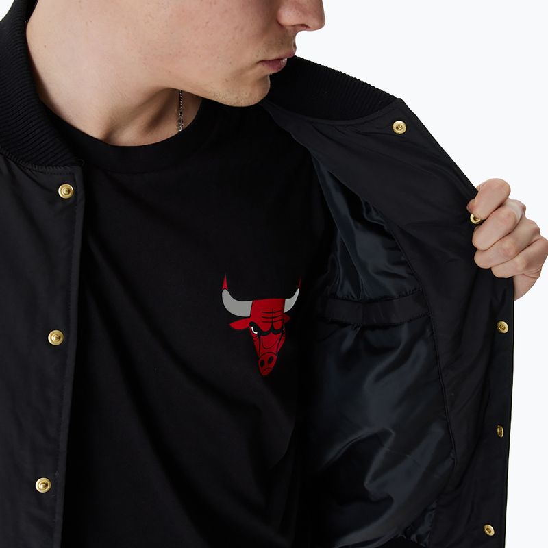 Férfi New Era NBA Script BP Bomber Chicago Bulls dzseki fekete 7