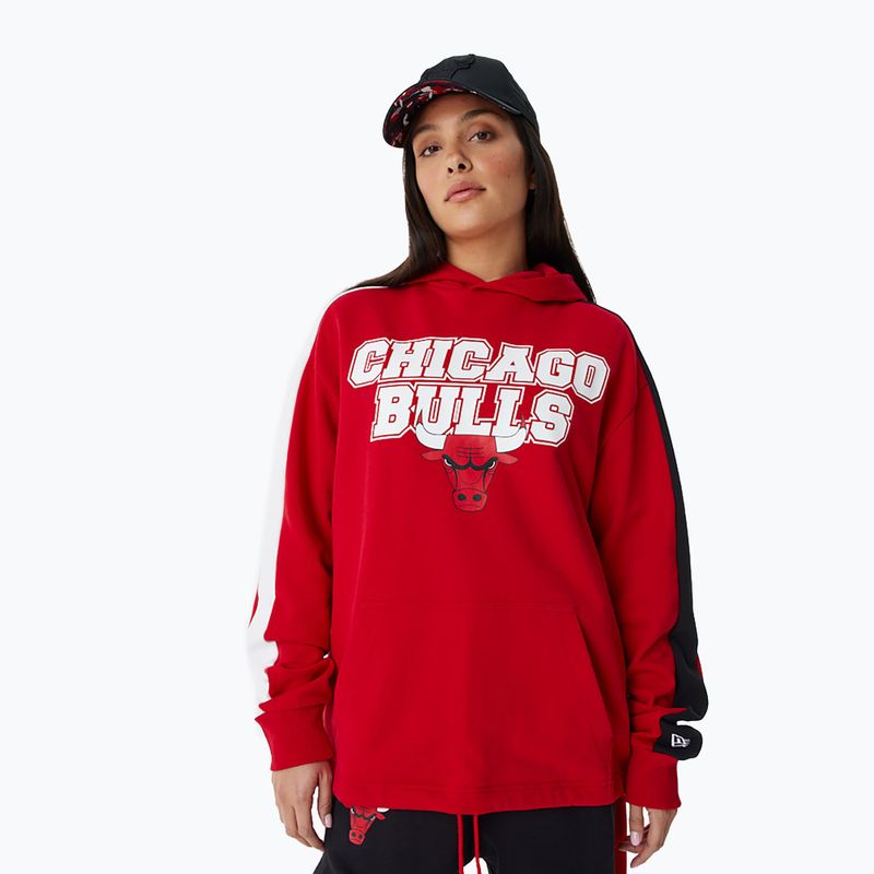 Férfi New Era NBA NBA Large Graphic OS Hoody Chicago Bulls pulóver piros 2