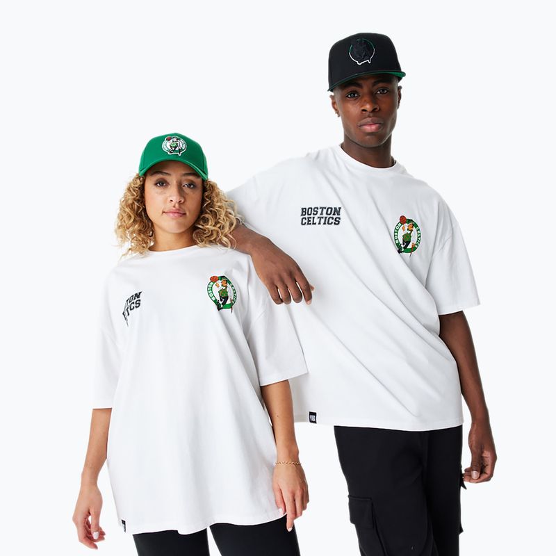 férfi póló New Era NBA Large Graphic BP OS Tee Boston Celtics white 7