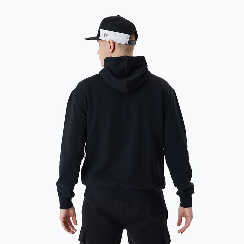 Férfi New Era NBA NBA Graphic OS Hoody Los Angeles Lakers pulóver fekete 3