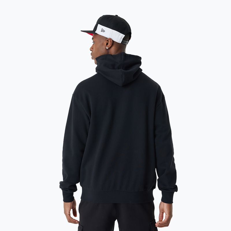 Férfi New Era NBA NBA Graphic OS Hoody Chicago Bulls pulóver fekete 3