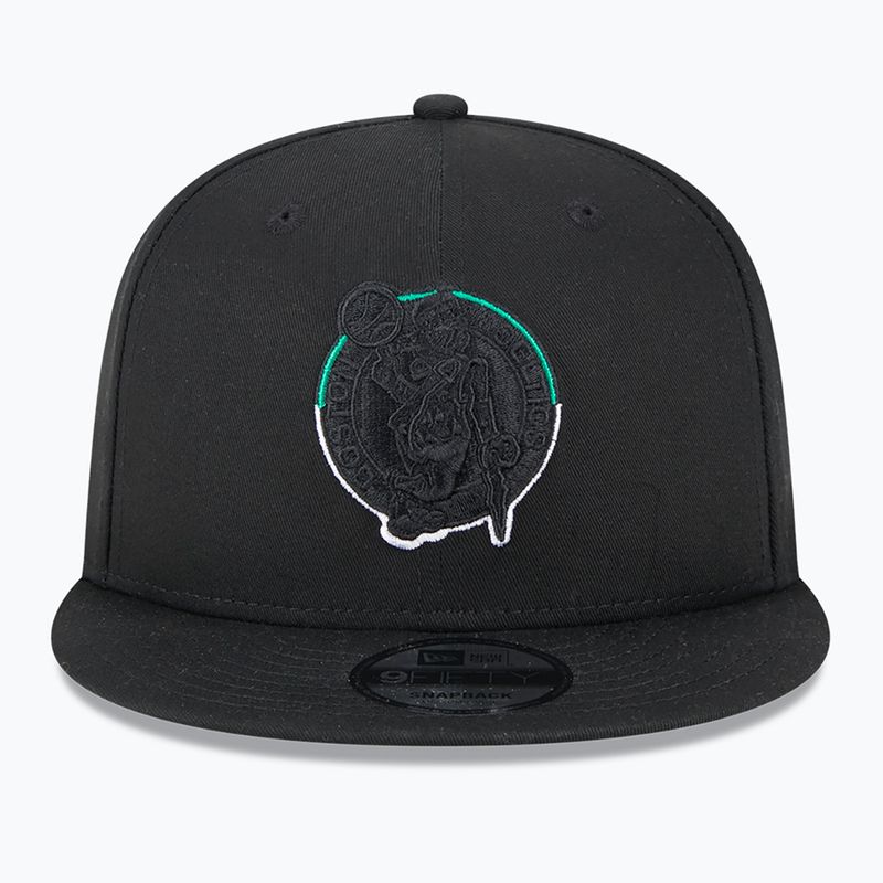 Sapka New Era Split Logo 9Fifty Boston Celtics black 3