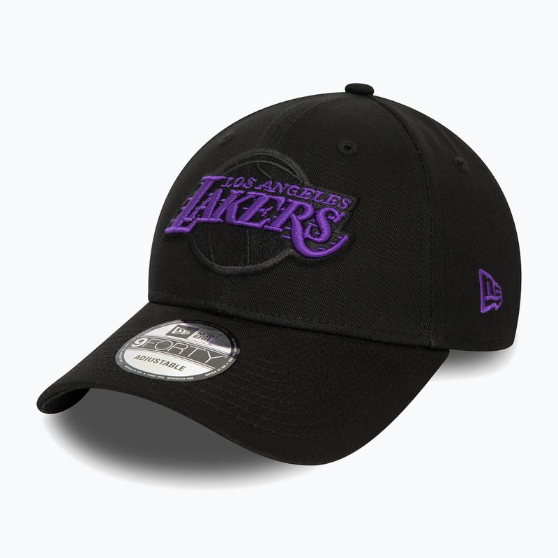 Férfi baseballsapka New Era Side Patch 9Forty Los Angeles Lakers black 2