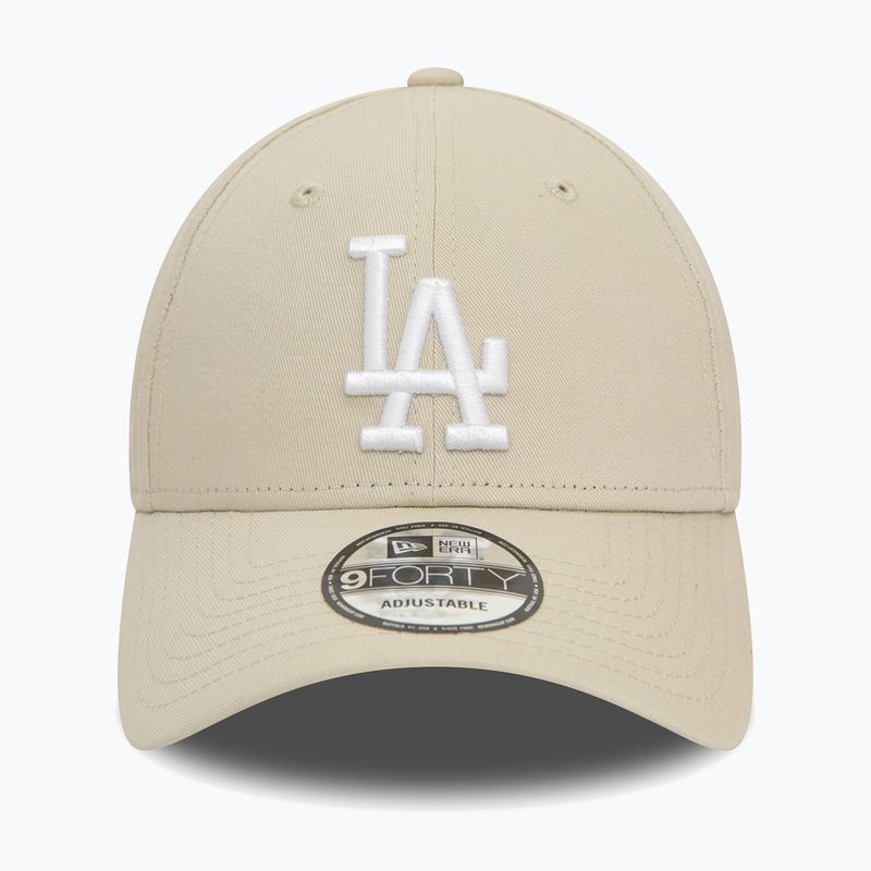 Férfi baseballsapka New Era Side Patch 9Forty Los Angeles Dodgers light beige 2