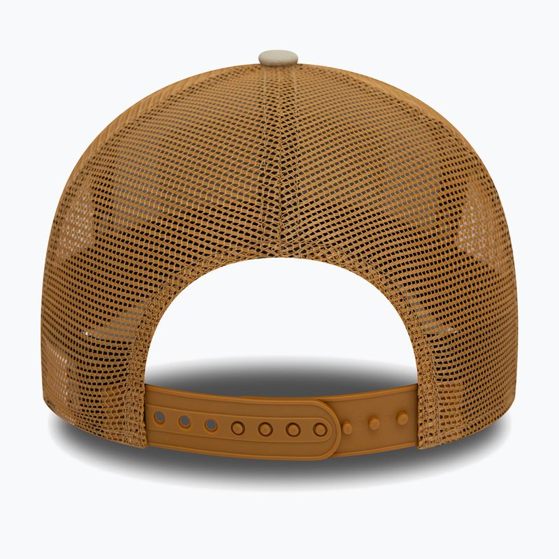 Férfi baseballsapka New Era Patch Trucker light beige 4