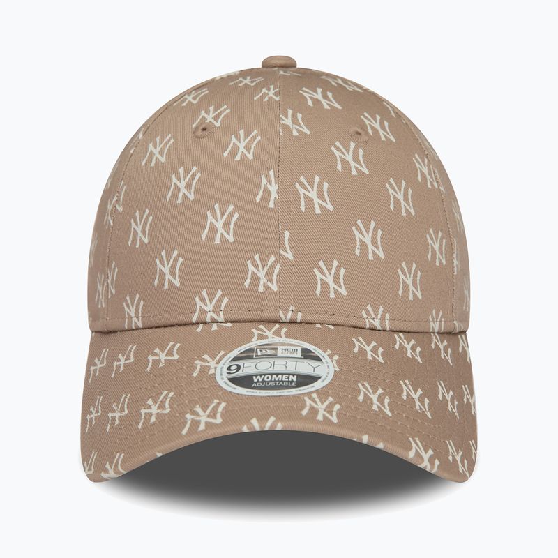 Női baseballsapka New Era Monogram 9Forty New York Yankees pastel brown 3