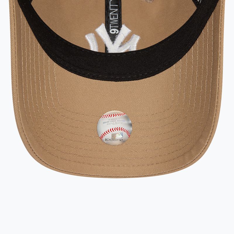 New Era League Essential 9Twenty New York Yankees baseball sapka világos bézs színben 7
