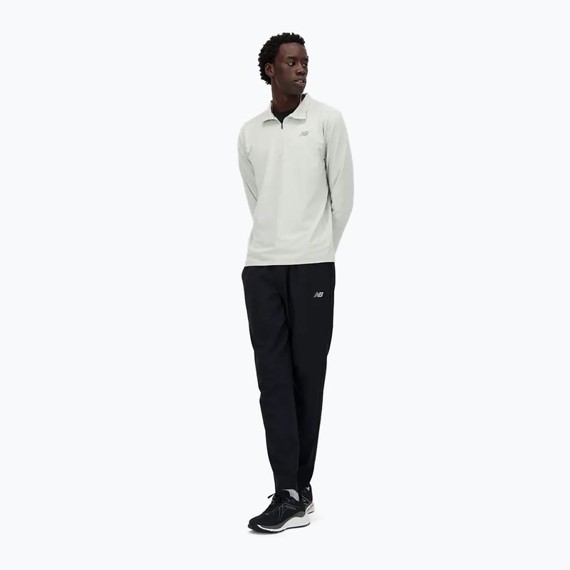 Férfi futó pulóver New Balance Space Dye 1/4 Zip grey 2