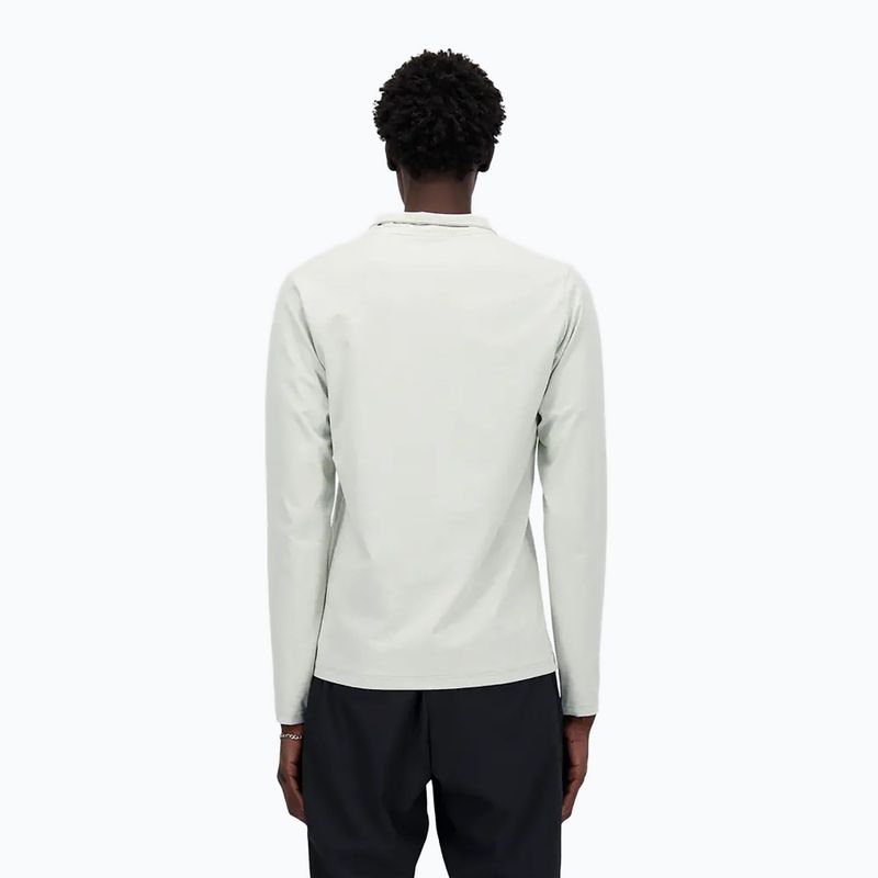 Férfi futó pulóver New Balance Space Dye 1/4 Zip grey 3