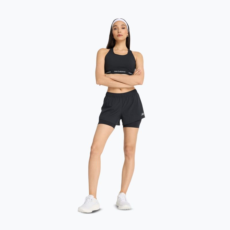 New Balance női rövidnadrág 2IN1 3" fekete 2