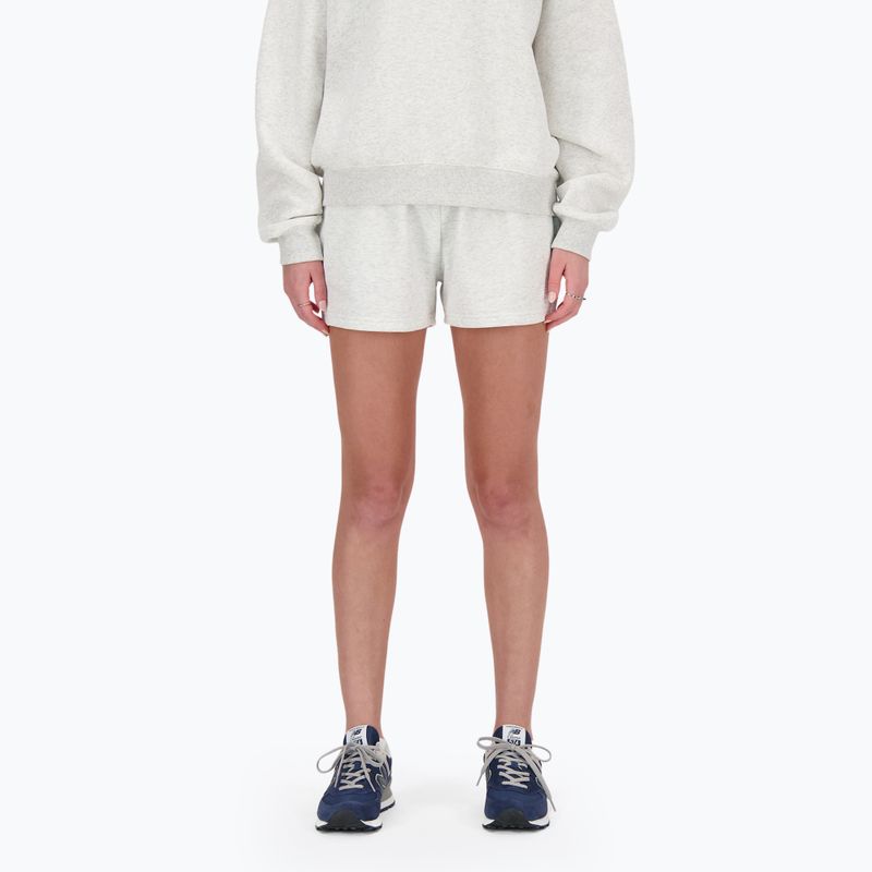 Női rövidnadrág New Balance French Terry ash heather