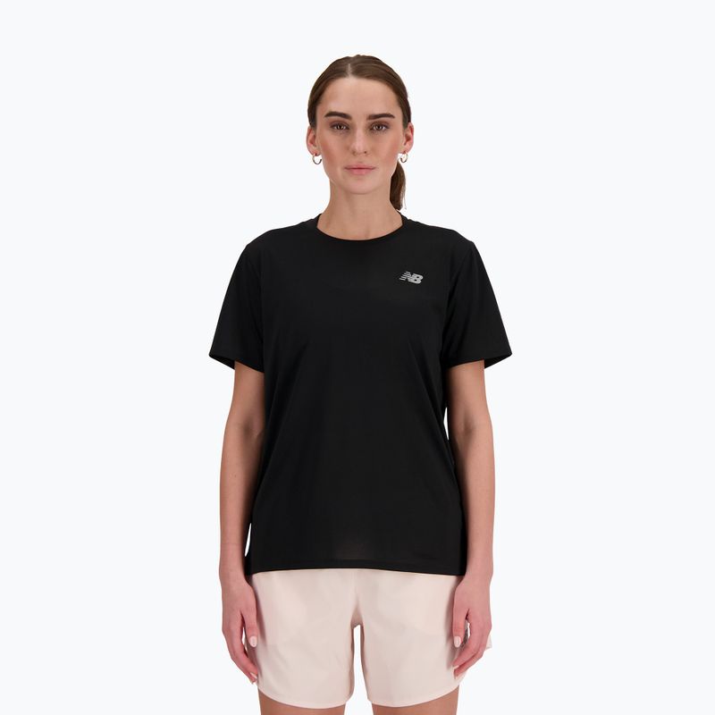Női New Balance Essentials SS futópóló fekete