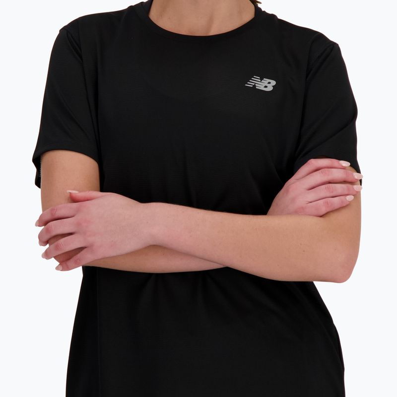 Női New Balance Essentials SS futópóló fekete 4
