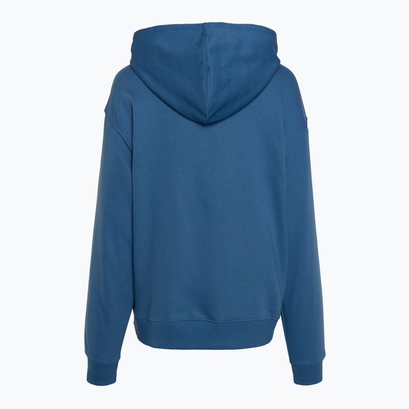 Női kapucnis pulóverNew Balance French Terry Stacked Logo Hoodie blueagat 6