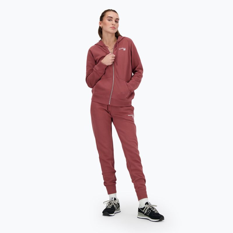 Női New Balance Classic Core Core Fleece washedbu nadrág 2