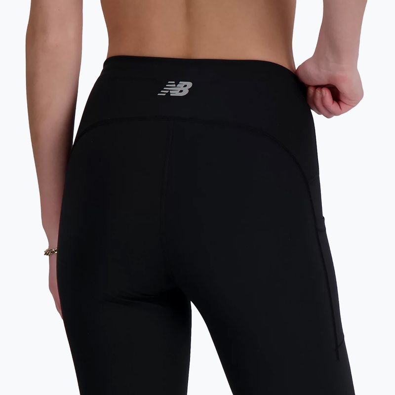 Női leggings New Balance Sleek Pocket High Rise fekete 4