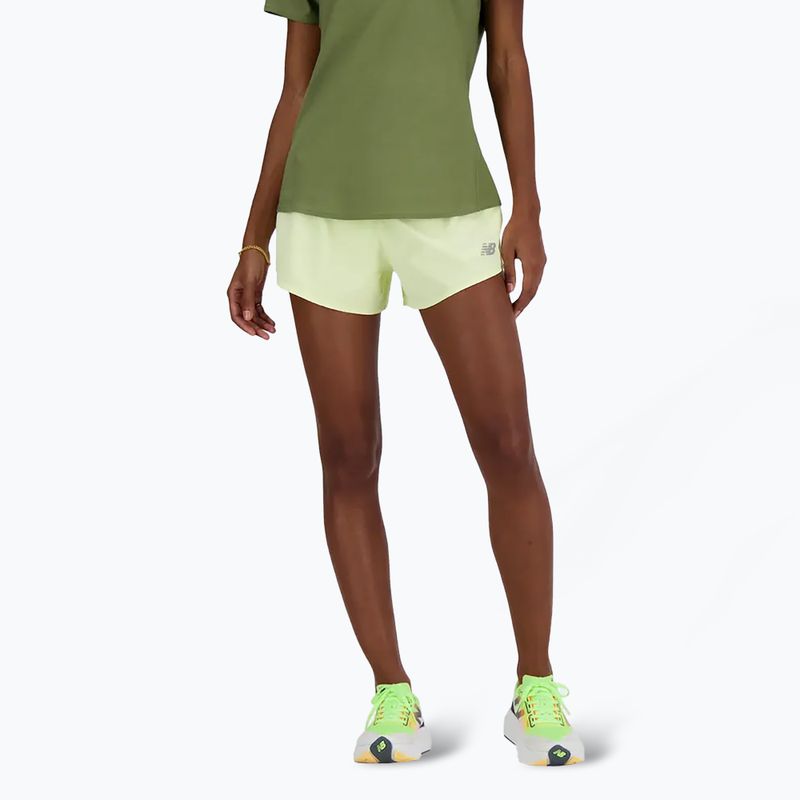 Női futónadrág New Balance RC Seamless 3 Inch lime light