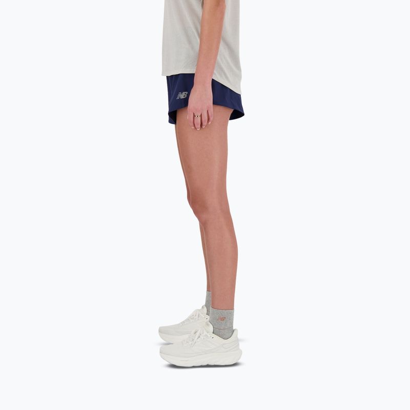 Női rövidnadrág New Balance RC Seamless 3" kék 4