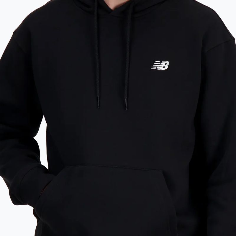 Férfi pulóver New Balance Small Logo French Terry Hoodie black 4