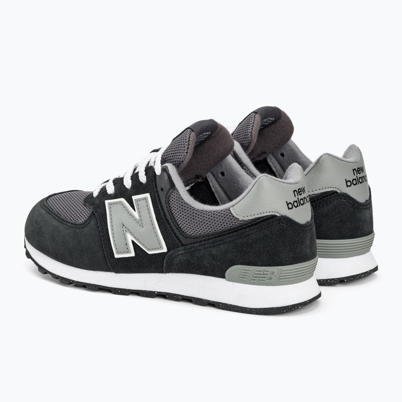 New Balance GC574 fekete NBGC574TWE gyermek cipő 3