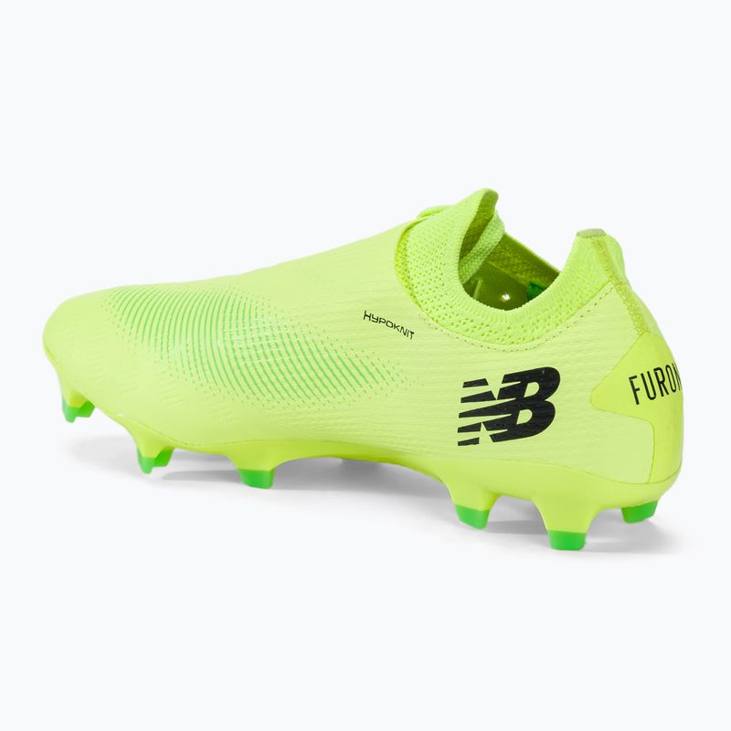 Férfi focicipő New Balance Furon Destroy FG V7+ bleached lime glo 3
