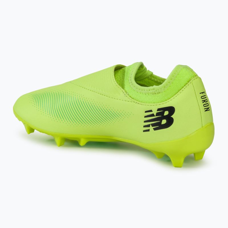 Férfi focicipő New Balance Furon Dispatch FG V7+ bleached lime glo 3