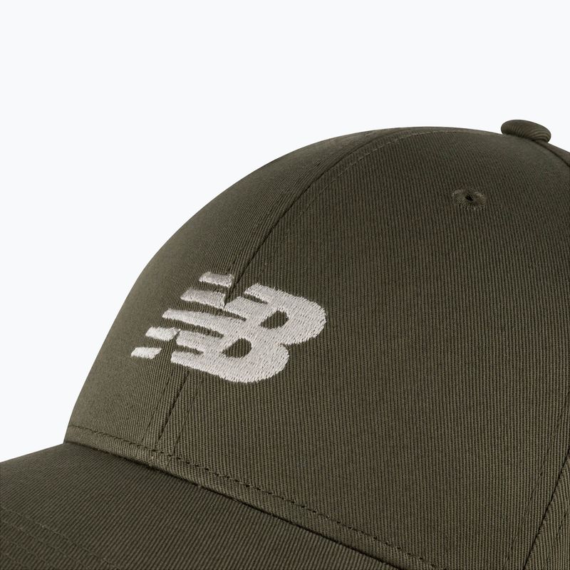 Baseballsapka New Balance 6 Panel Structured Snapback dark olive 3