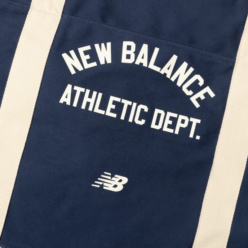 Táska New Balance Canvas Duffel 40 l beige/navy 5