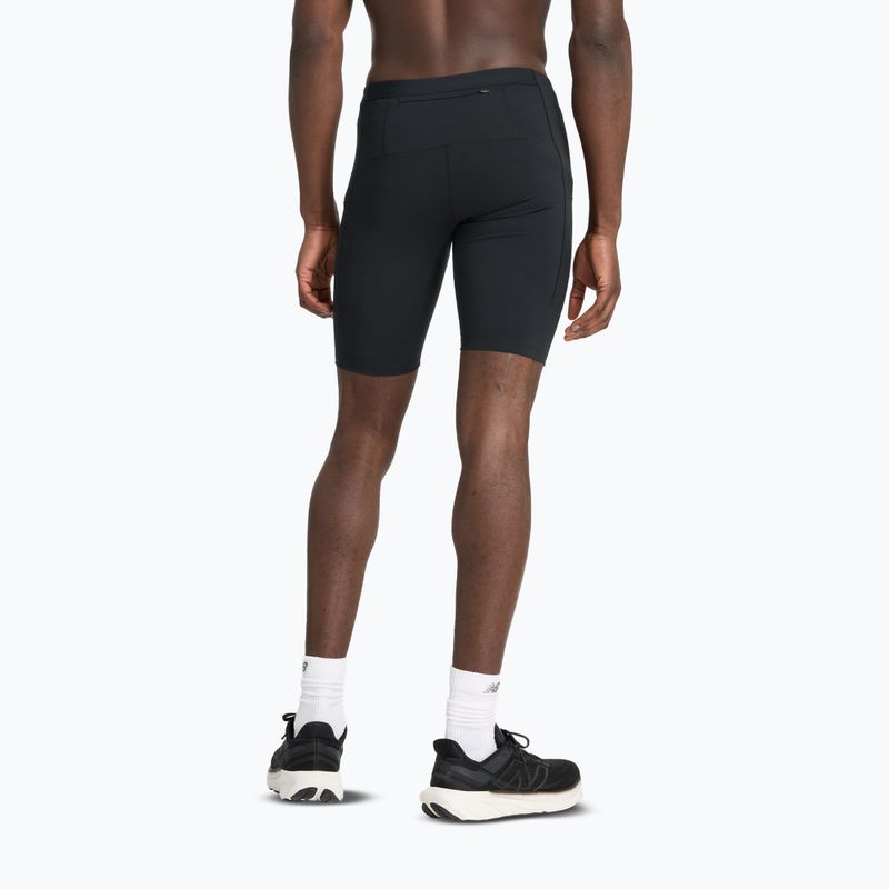 Férfi New Balance Athletics Sleek Run rövidnadrág fekete 3