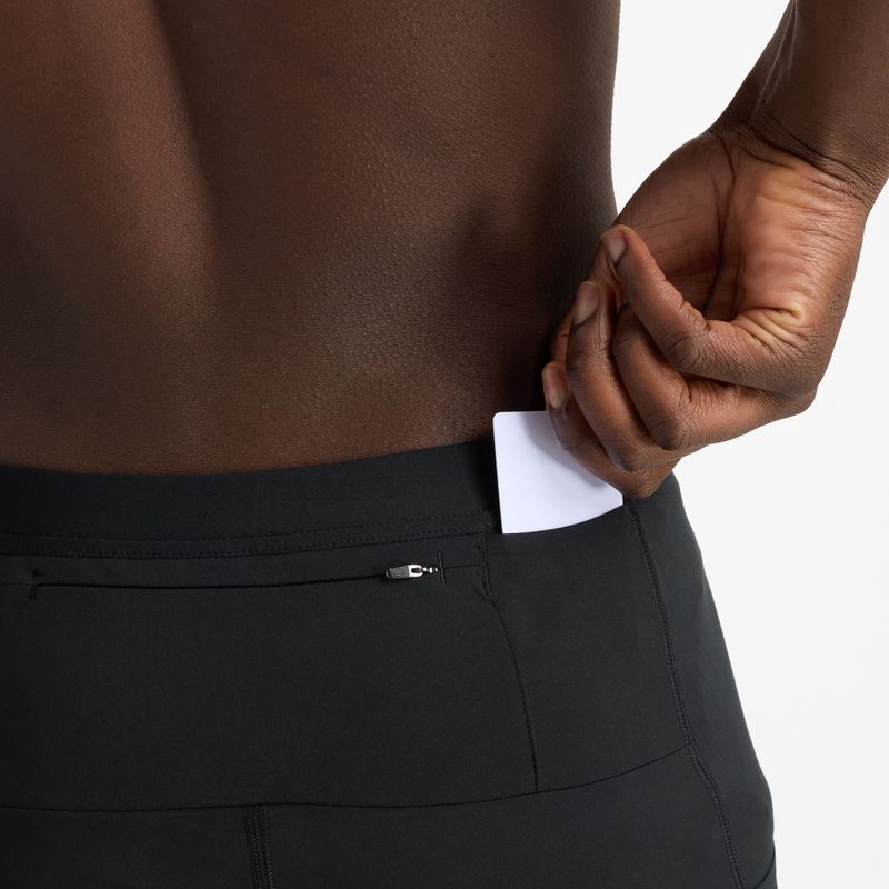 Férfi New Balance Athletics Sleek Run rövidnadrág fekete 8
