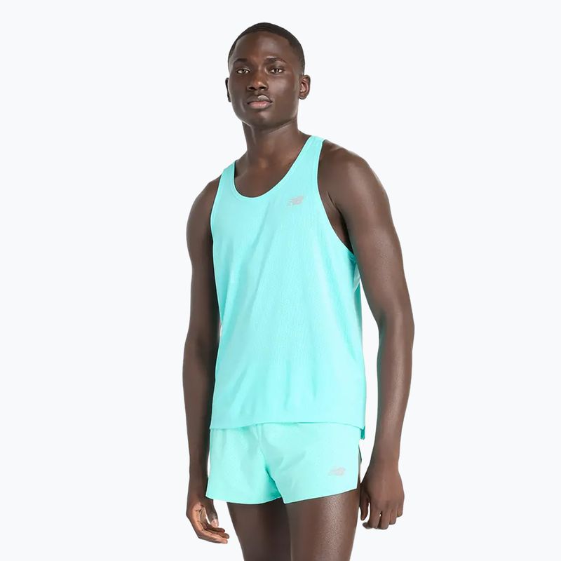 Férfi páncéling New Balance Singletics Athletics cyber jade