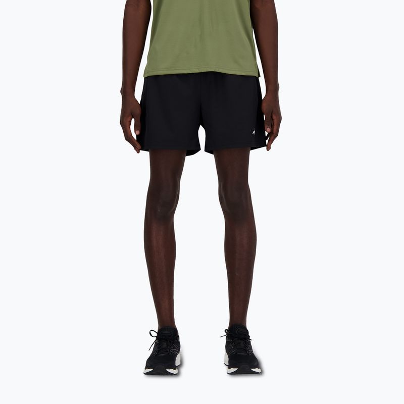 Férfi New Balance Sport Essential bélelt 5" futónadrág fekete