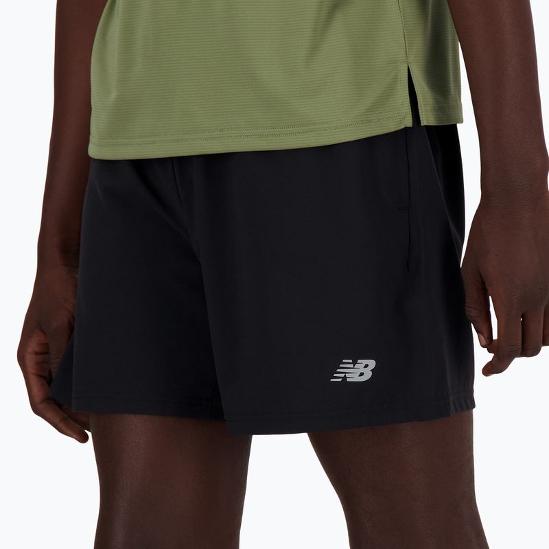 Férfi New Balance Sport Essential bélelt 5" futónadrág fekete 3