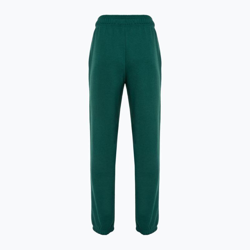 Női New Balance French Terry Jogger nadrág éjszakai óra zöld 2