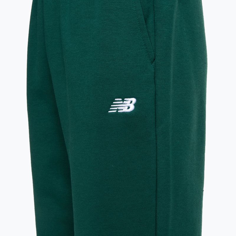 Női New Balance French Terry Jogger nadrág éjszakai óra zöld 3